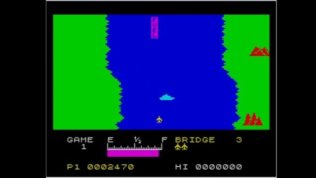 River Raid - ZX Spectrum - Леталка-стрелялка. Ссылки в описании. смотреть онлайн