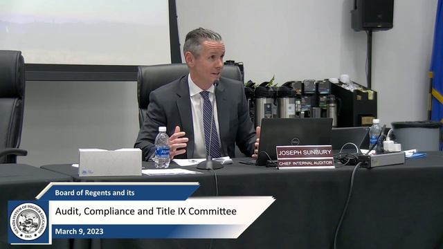 NSHE Board of Regents Audit, Compliance and Title IX Committee: 03/09/23 смотреть онлайн