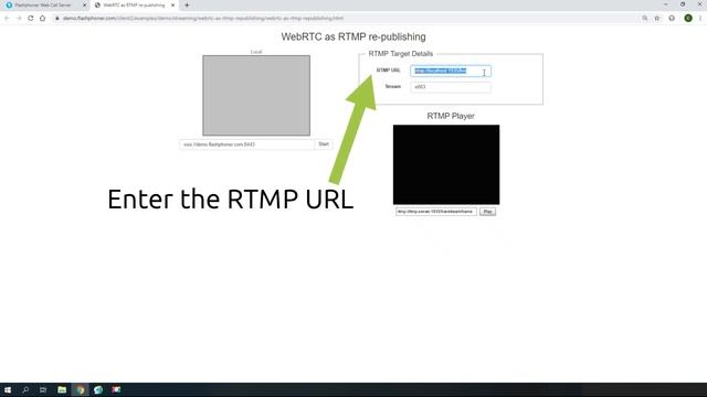 WebRTC as RTMP republishing - testing смотреть онлайн