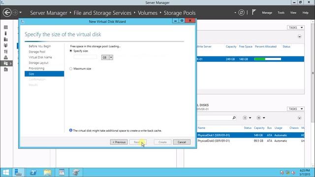 Configuring Storage Pool in Windows Server 2012 R2 смотреть онлайн
