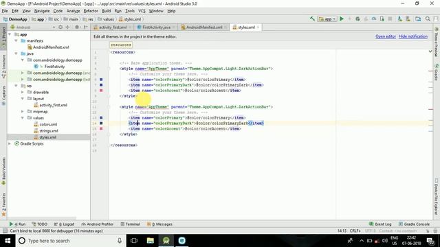 Removing ActionBar From Activity | Android Studio | AndroidOlogy смотреть онлайн