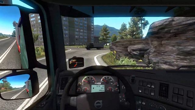 Euro Truck Simulator 2 | Mapa Peru Death Road | Volvo FH | 1.36 | Early Morning Climb Down смотреть онлайн