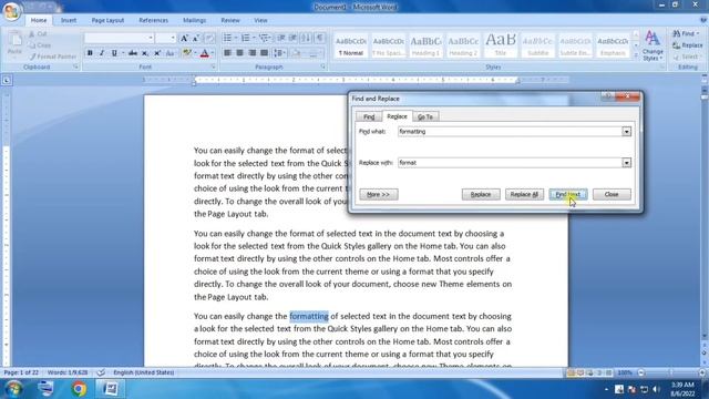 MS Word me Find Replace Go to options ka use kaise karen | How to Use Find Replace Go to in MS Word смотреть онлайн
