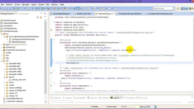 aula 5078 android4 metodo que retorna a orientacao da tela atual getResources getConfiguration or смотреть онлайн