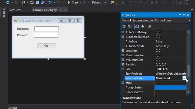 C# Windows Form | Maximized смотреть онлайн
