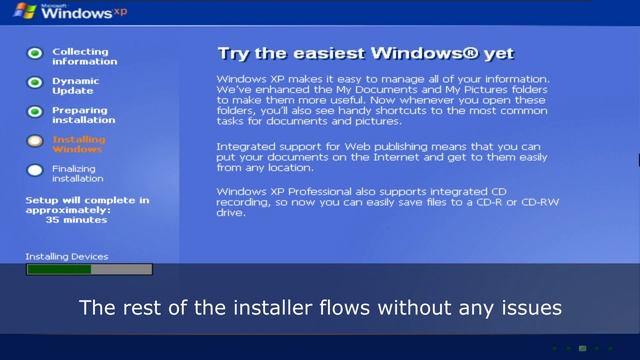 Installing Windows 2000 and XP on the same partition смотреть онлайн