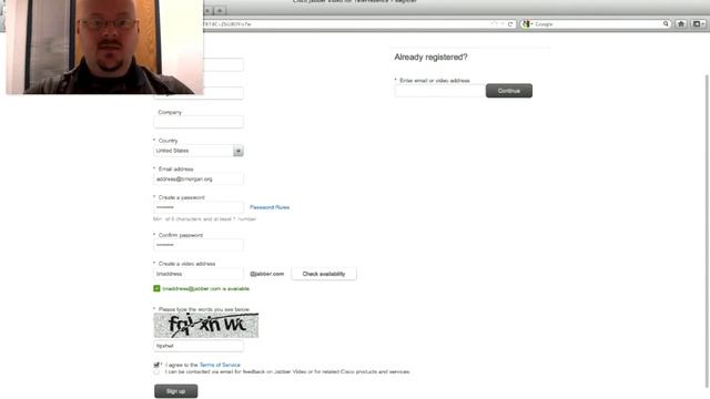 Brian Morgan Cisco Jabber Video Account Creation large pip смотреть онлайн