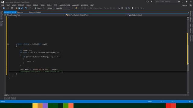 VİSUAL STUDİO WİNDOWS FORM - C# - SINAV SORULARI смотреть онлайн