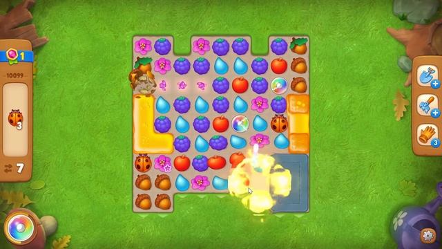 GardenScapes level 10099 🌱 Gameplay Walkthrough (Android, iOS) Playrix смотреть онлайн