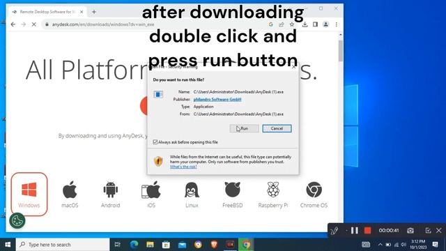 anyDesk installation simple way | windows смотреть онлайн