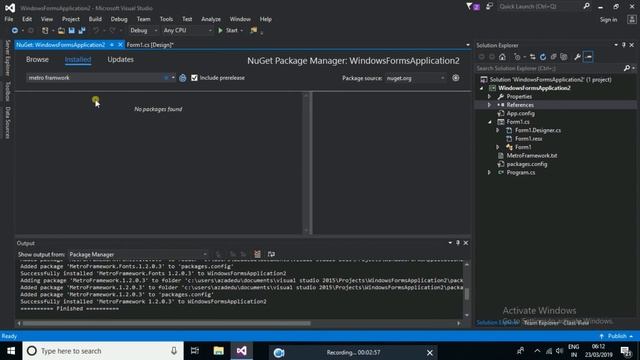 #azadeducation How to download and install Metro framework in c# latest 2020 смотреть онлайн