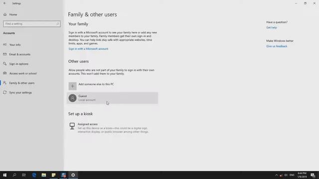 How to Create a Guest User Account In Windows 10 👍 смотреть онлайн