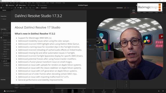 Davinci Resolve 17.3.2 Update - installazione e novità смотреть онлайн