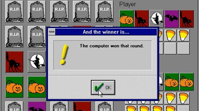 Halloween Match (Glen DeBiasa) (Windows 3.x) [1993] [PC Longplay] смотреть онлайн
