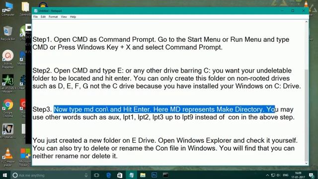 How to create an undeletable and unrenamable Folder in any Windows version run PC/laptop. смотреть онлайн