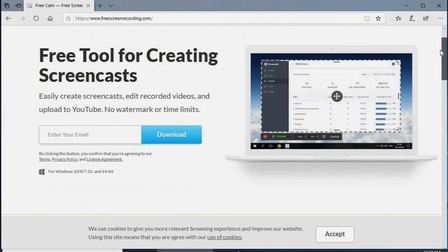Windows 10 Screen Recorder Free Cam смотреть онлайн