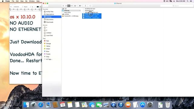 How to Fix Mac Os x 10.10 & 10.9 No Audio, No Ethernet... DONE!!! :) смотреть онлайн