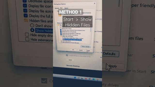 Microsoft Windows Tip - How to show hidden files and folders on Windows 10 and Windows 11 смотреть онлайн