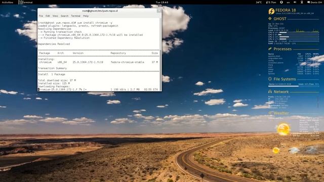 How to install Chromium on Fedora 18 смотреть онлайн