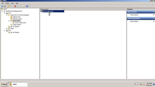 Windows Server 2008: DHCP Reservation смотреть онлайн