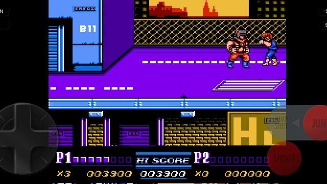 Double Dragon 2 mini gameplay via NES free emulator on android. смотреть онлайн