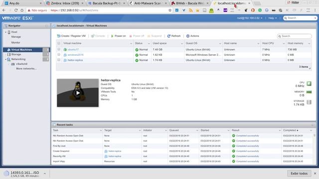 Proteção Contínua Vmware Vsphere com o Bacula Enterprise смотреть онлайн