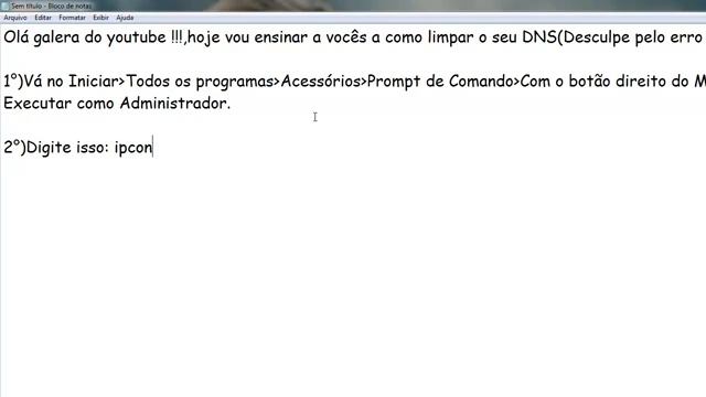 Como Limpar DNS no Windows 7 смотреть онлайн