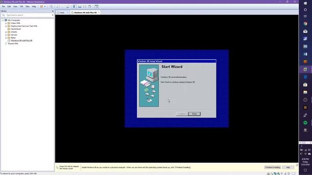 INSTALLING WINDOWS 98 IN VMWARE WORKSTATION смотреть онлайн