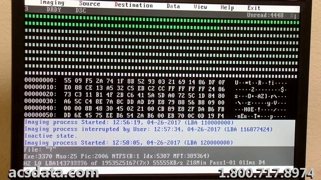 Data Recovery On A Dead Hard Drive With Failed Heads смотреть онлайн