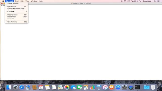 Learn the Command Line - 1.2 Open A Terminal (OSX) смотреть онлайн