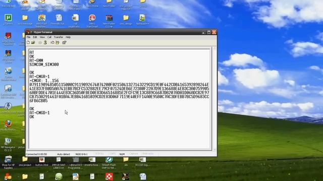 How to use AT command in Hyperterminal смотреть онлайн