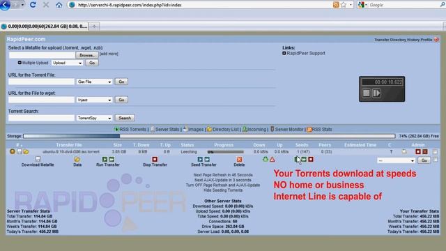 RapidPeer Torrent Seedbox Demo Updated смотреть онлайн