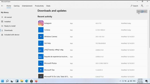 How To Update Microsoft Store Apps in Windows 11 смотреть онлайн
