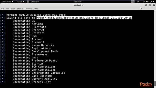 29. Usage of OS X Post Exploitation Modules - Post Exploitation смотреть онлайн