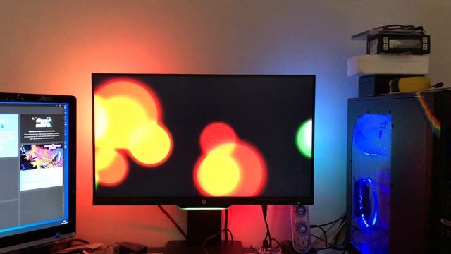 Ambilight on PC screen with AmbiBox test #1 смотреть онлайн