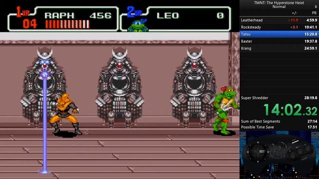 Teenage Mutant Ninja Turtles:The Hyperstone Heist - Speedrun (Normal) - 27:44 смотреть онлайн
