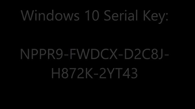 Activation Keys of Windows 10 - All Edition смотреть онлайн