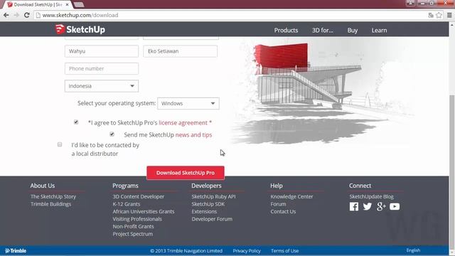 Tutorial Cara Mendonwload sketchup 2015 /Cara Download SketchUp смотреть онлайн
