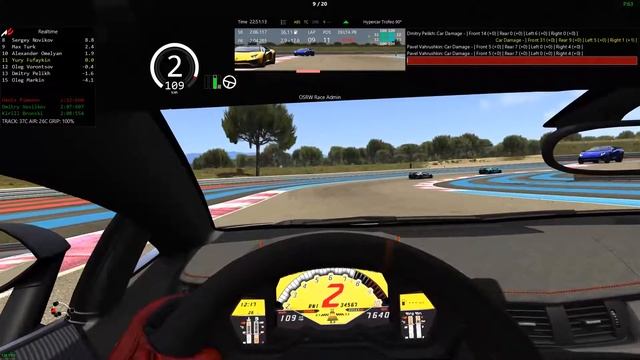 [Supercar Challenge] Этап #1 Франция Paul Ricard 08.11.2016 гонка 2 смотреть онлайн