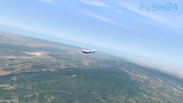San Francisco (KSFO) to Las Vegas (KLAS) | X-Plane 11 | Zibo Mod смотреть онлайн