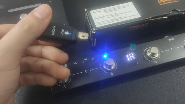 [M-VAVE chocolate wireless midi controller] with [M-VAVE MS-1] (Headrush gigboard) (ไทย) ep.1 смотреть онлайн