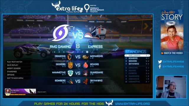 Extra Life Livestream Team - Rocket League (3/12/2018) смотреть онлайн