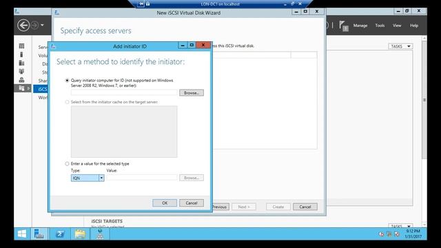 Configuring iSCSI Target Server Storage смотреть онлайн