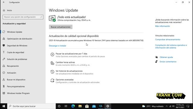 Actualización de Windows 10 del 12 y 26 de Oct 2021 смотреть онлайн