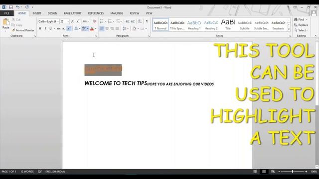 Basic TIPS On How To Use Microsoft Word 2013 смотреть онлайн