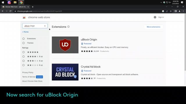 How to install uBlock Origin on Google Chrome (Block Ads & Malicious URLs) смотреть онлайн