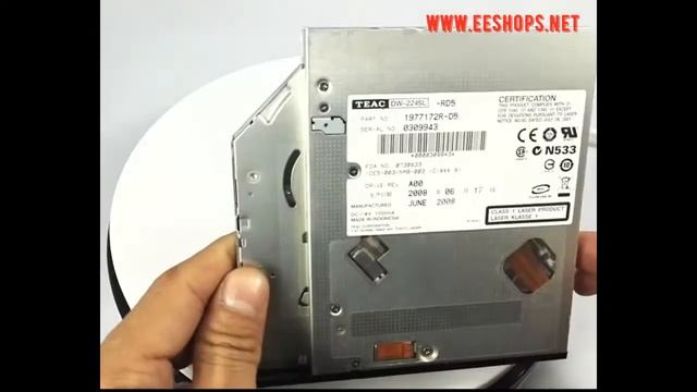 Dell Vostro 1310 1510 1710 XPS M1530 M1530 Laptop DVD Player CD Writer Drive TEAC DW-224SL смотреть онлайн