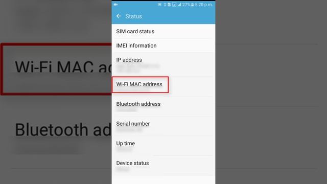 How To Find a WiFi Mac Address In Mobile Phone смотреть онлайн