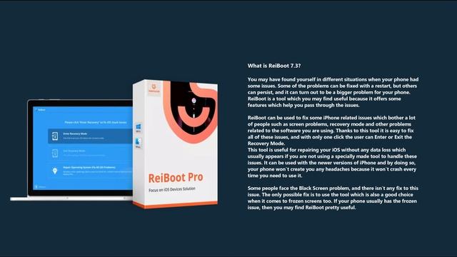 ReiBoot 7.3 Review (2020) смотреть онлайн