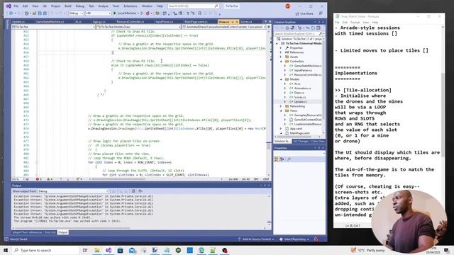 🔴 Building a simple puzzle game - General debugging (Only using C#) смотреть онлайн